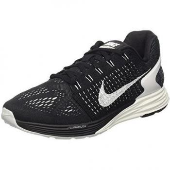 Nike Lunarglide 7 Zapatillas de running, Hombre, Negro / Blanco, 43
