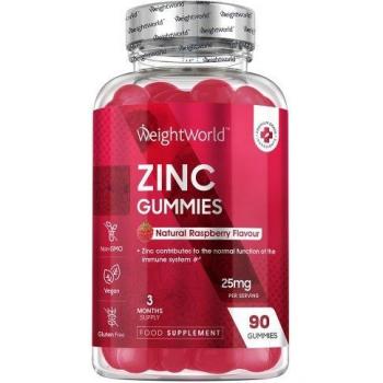 Gomitas de Zinc - 25 mg 90 Gomitas - Citrato de Zinc Natural