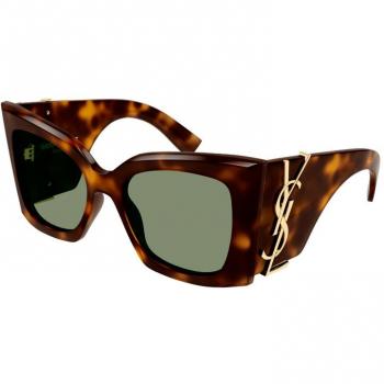 Saint Laurent Blaze Sunglasses, Brown female, Size: 54 MM