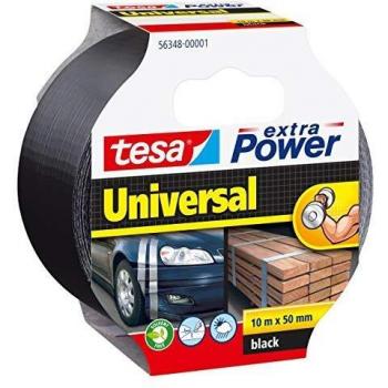 Tesa 56348-00001 - Rollo Cinta Americana 10Mx50 Negra