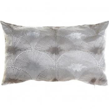 Cojín de poliéster gris para decoración del hogar