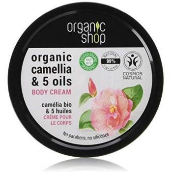 Organic Shop Japanese Camellia and 5 Oils Body Cream, 250 ml