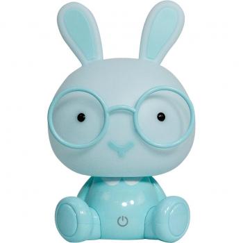 Lámpara de mesa infantil BUNNY LED integrada Plástico Azul