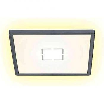 Lámpara de Techo LED Free, Cuadrada 29 x 29 cm, Plata, Diseño Plano, Efecto de Retroiluminación, Luz Natural 4000K