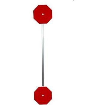 Juego de Halteras Leisis con Mango de Aluminio Rojo, Talla Única