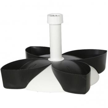 Helcosol BB4/ZW Maceta, Accessorio para Base/Soporte de Sombrillas de Patio
