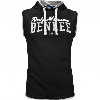 Sudadera sin mangas con capucha Benlee Epperson negra y gris - XL