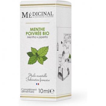 Aceite esencial orgánico medicinal de menta piperita 10ml