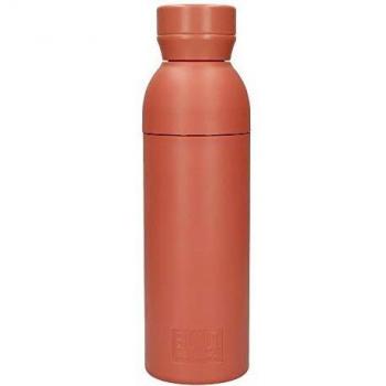 Botella de Agua Ecológica Reutilizable Hermética de 500ml Rosa Coral Hecha de 15 Botellas de Plástico Recicladas Libre de BPA
