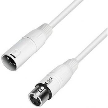 Adam Hall 4-Star MMF 500 Snow White Microphone Cable
