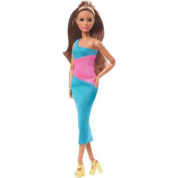 Barbie Signature Looks Muñeca con Vestido Largo HJW82