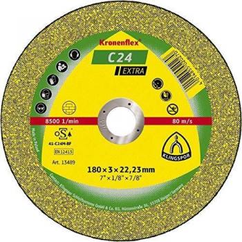 Klingspor Disco de Corte para Concreto/Piedra 125mm x 2,5mm x 22,2mm C24 Extra