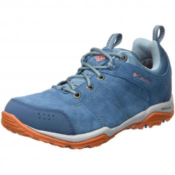 Columbia Fire Venture Waterproof, Zapatillas De Deporte para Exterior Mujer, Azul