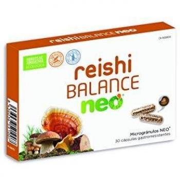 REISHI NEO | Balance Complemento Alimenticio a Base de Jengibre 30 Cápsulas | Apto para Vegetarianos Sin gluten | Sin Derivados Lácteos | Tomar 1 o 2 al Día Preferiblemente en Ayunas