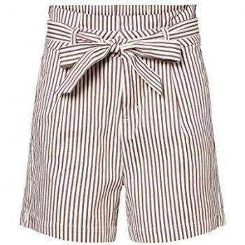 Vero Moda Vmeva HR Paperbag Cot PS Shorts Noos Ga Bermudas, Snow White