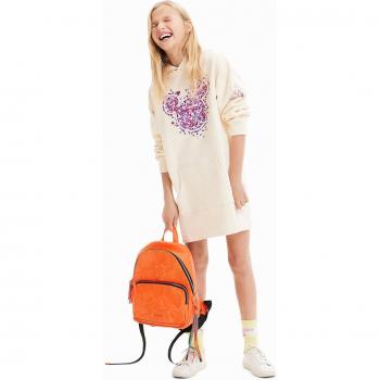 Vestido Sudadera Mickey Mouse para Niña Desigual Emmeline Disney Blanco