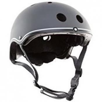 Globber Casco de protección infantil, color gris, tamaño 51-54 cm
