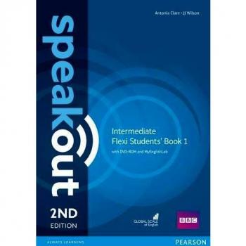 Speakout Intermediate 2nd Edition Flexi Students' Book 1 with MyEnglishLab Pack: Vol. 1