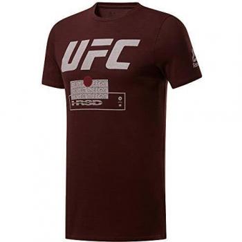 Reebok UFC FG Fight Week tee Camiseta, Hombre, brnsie, 2XL