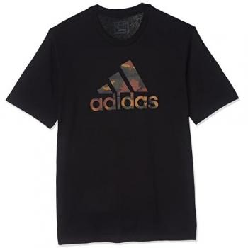 Camiseta de Entrenamiento Adidas Hombre Camuflaje Negro Talla S