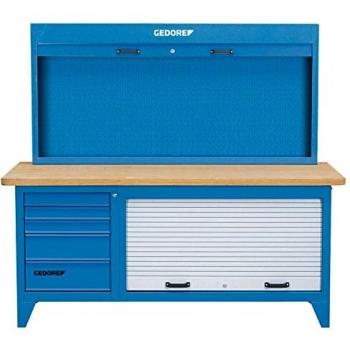 Banco de Trabajo Gedore BR 1500 LH con Armario, Dimensiones H 900 x B 2000 x T 875 mm