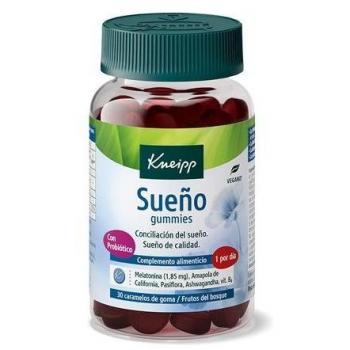 Kneipp Sueño Complemento Alimenticio Gummies con Melatonina y Probióticos, 30 Unidades