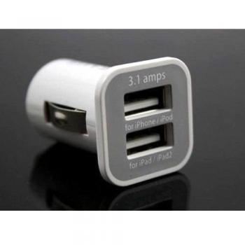 Cargador para coche dual USB Uni-Tech 2 puertos 3.1 amp compatible con el nuevo Samsung Galaxy S5 V G900 H/F