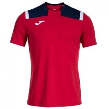 Camiseta de Fútbol Joma Toledo para Hombre en Color Rojo Manga Corta