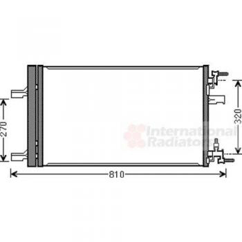 Van Wezel 37005499 condensador del sistema de climatización