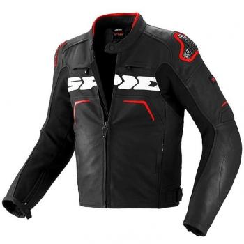 Spidi P157 - 011 Moto Chaqueta de piel evorider Leather