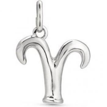 UNOde50 Aries Silver Plated Charm - Zodiac Sign Jewelry