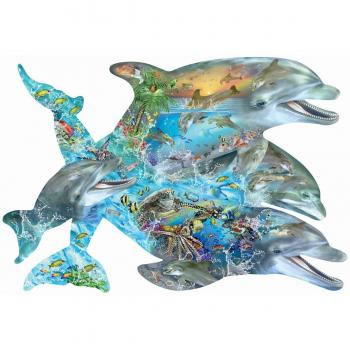 Puzzle de 1000 piezas Canto de los Delfines de Lori Schory