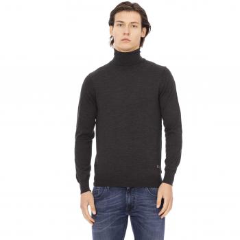 Baldinini Trend Gray Sweater - S, Type: Sweater, Color: Gray, Fabric: Fabric