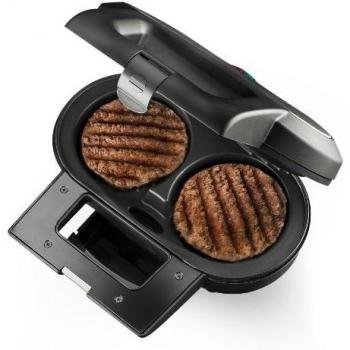 Macom 856 Parrilla Mesa Eléctrico 1000W Negro, Plata - Barbacoa