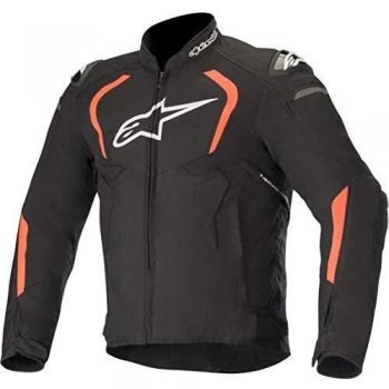 Alpinestars Chaqueta moto T-gp Pro V2 Jacket Black Red Fluo, Negro/Rojo, XXL