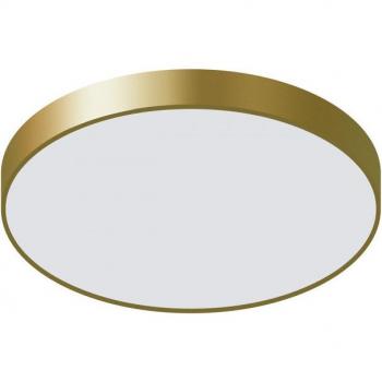 Lámpara de techo empotrada LED moderna Orbital Golden Sand, dorada, blanca cálida 3000K, 3600lm