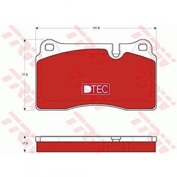 Juego de pastillas de freno TRW DTEC COTEC GDB1743DTE