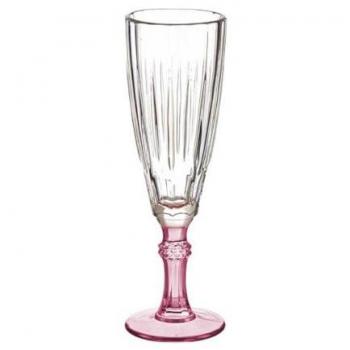 Copa de champán Cristal Rosa 6 Unidades (170 ml)