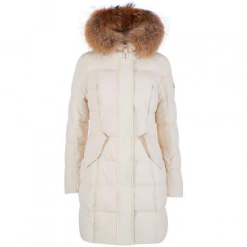 YES ZEE Ivory Parka for Women, Winter Jackets, female, Beige, Size: M
