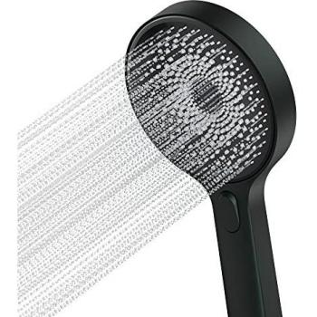 Krobec Alcachofa de ducha, ducha mano Grande 130mm .Cabezal de Ducha de Mano con 3 Modos de Chorro, Ducha Extraíble, juego de ducha premium.Masaje Rociador para Spa