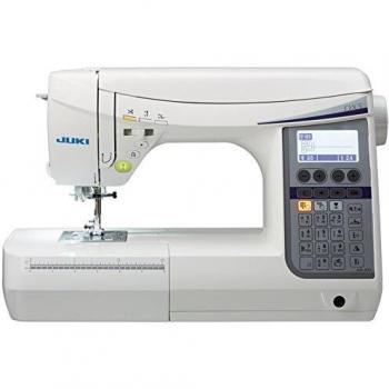 JUKI máquina de Coser electrónica con cortaalambres automático commandé con Pedal, Metal, Color Blanco, 51 x 25,7 x 30,5 cm