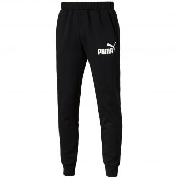 Puma Ess 1 FL Cl - Pantalón de chándal para hombre, forro polar, hombre, color Cotton Black, tamaño medium