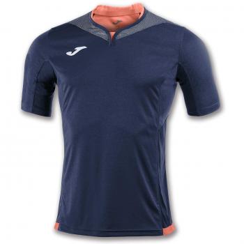 Joma Silver Camiseta de Juego Manga Corta, Hombre, Marino, 2XL