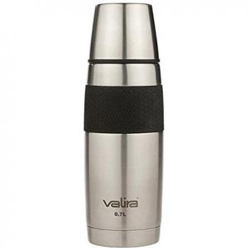 Valira | Inoxterm | Termo para Líquidos de 0,7 L, Acero Inoxidable, Plateado