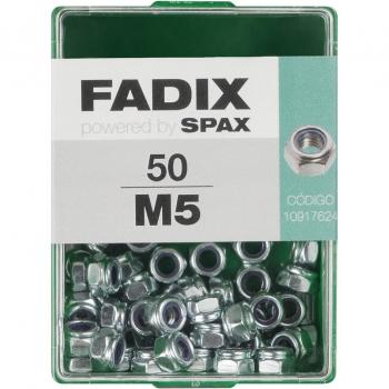 Tuerca Autoblocante Cincada M5 FADIX - Caja de 50 Unidades