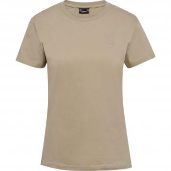 Camiseta de Mujer Hummel Active Co Manga Corta Beige 2XL