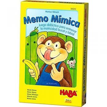 HABA- Juego de mesa, Memo Mímica, Multicolor