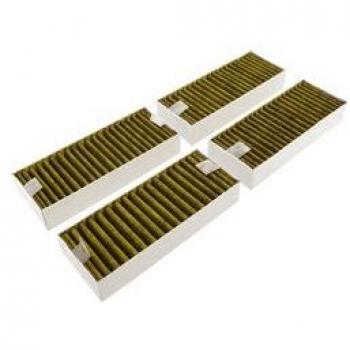 Filtro de carbón CleanAir Plus (4 unidades) compatible con Bosch Neff Gaggenau 17007505 y Siemens iQ300/iQ500