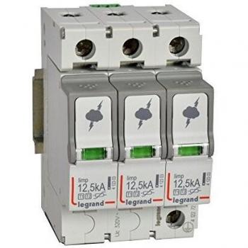 Limitador de Sobretensiones T1+T2 12,5kA 3P Legrand 412272