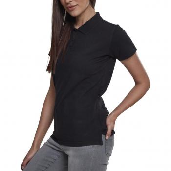Urban Classics Ladies Wash-Polo para Mujer, Negro